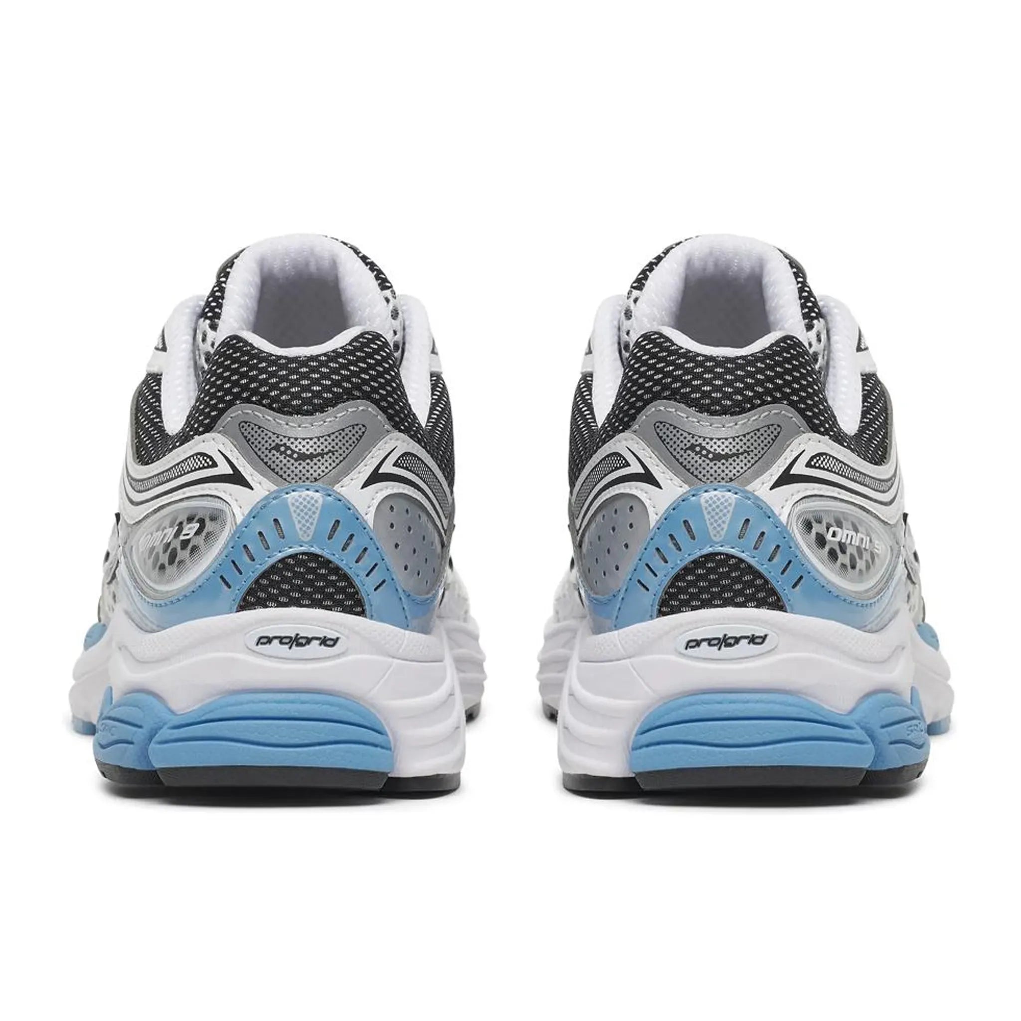Back View of Saucony Progrid Omni 9 Blissful White S101245-1094